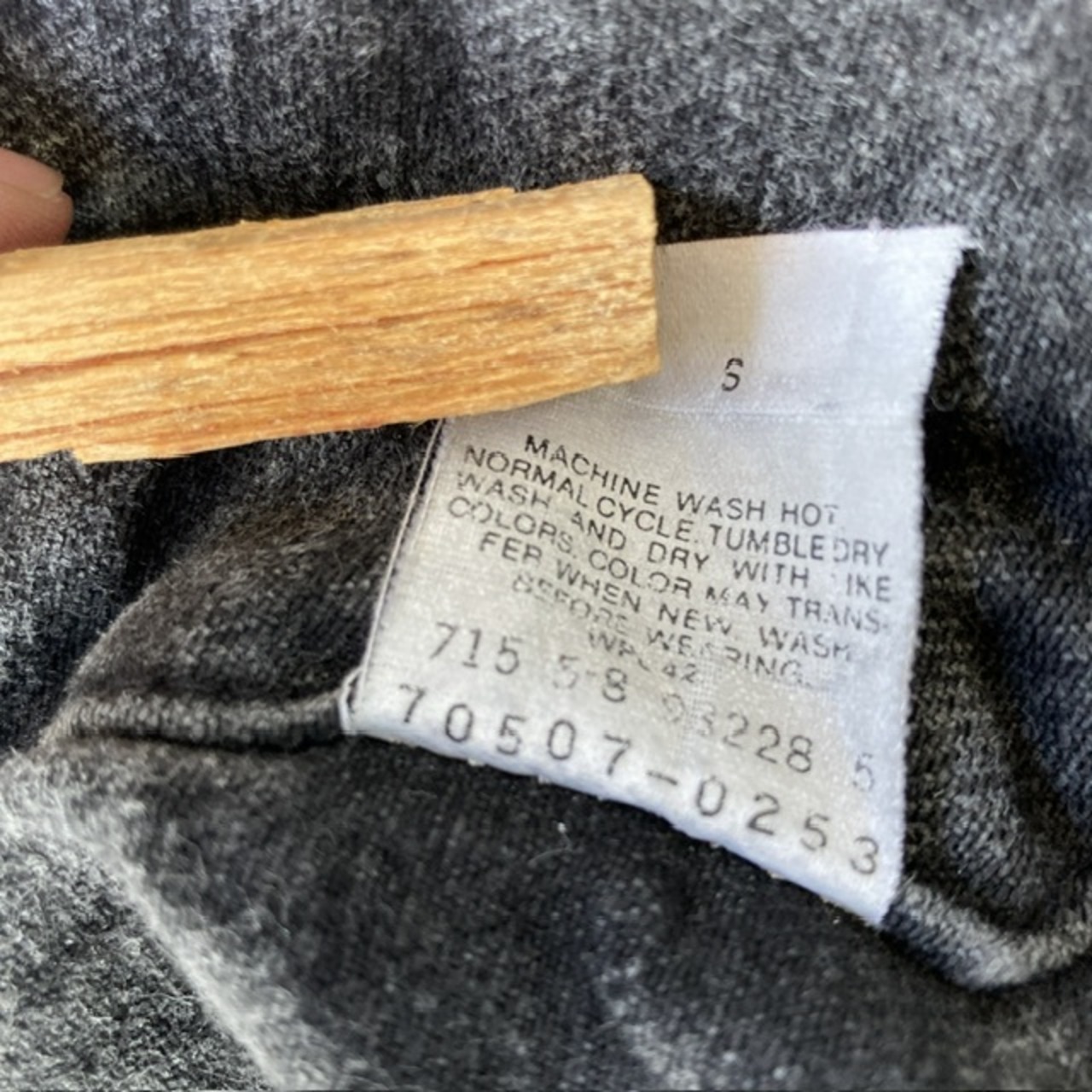 Levi’s 70507-0253 デニムジャケット 先染めブラック USA製 S 画像11