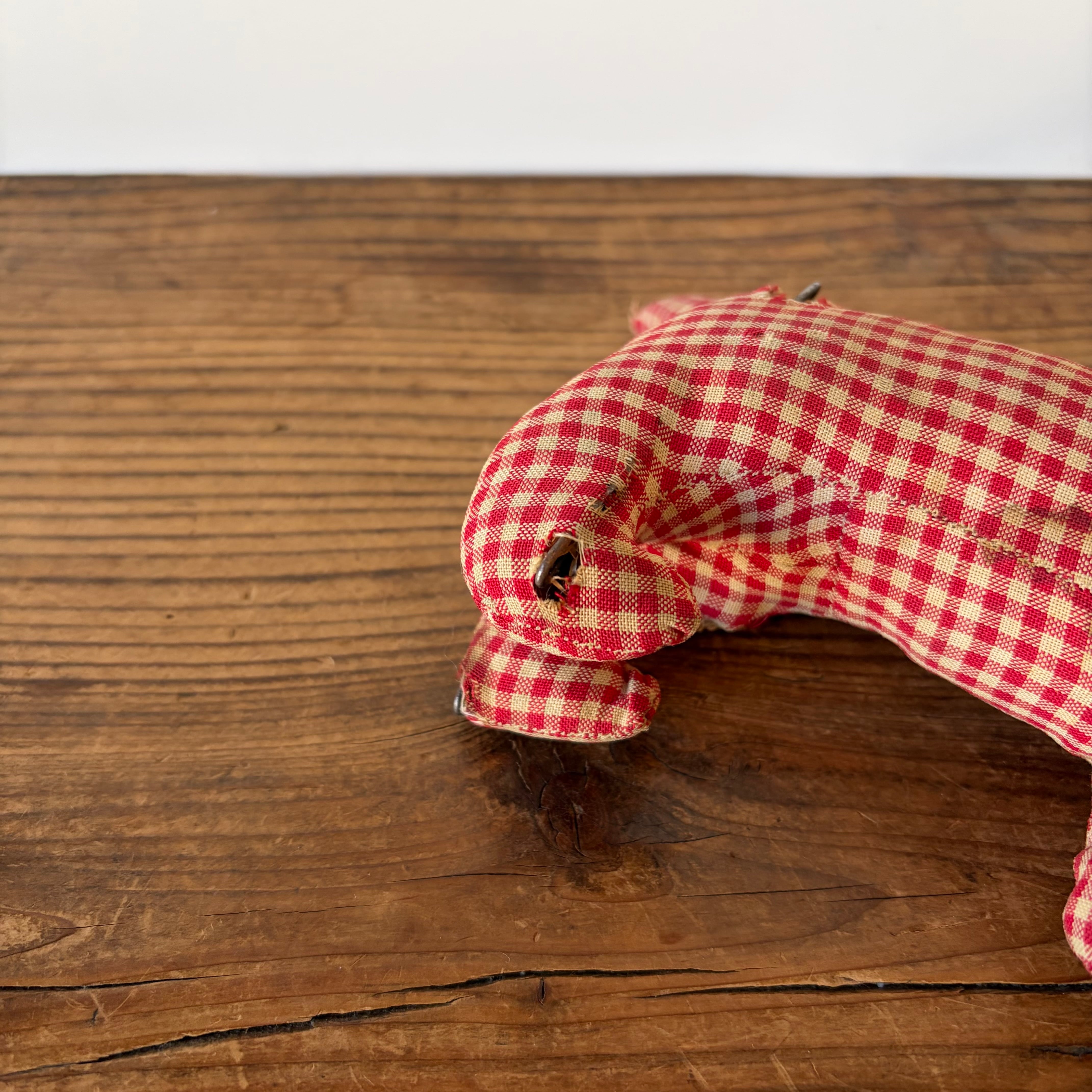 Straw Stuffed Dog | troldhaugen antiques ｜ 北欧アンティーク・古道具