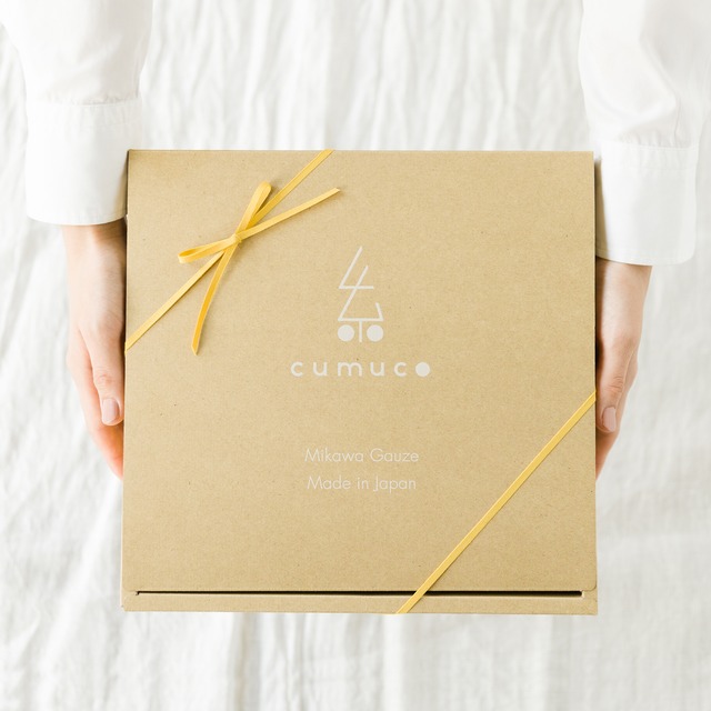 【ギフトボックス】6重ガーゼ ひざ掛け