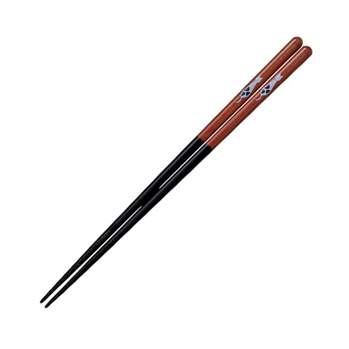 猫箸(レトロ猫)黒23cm