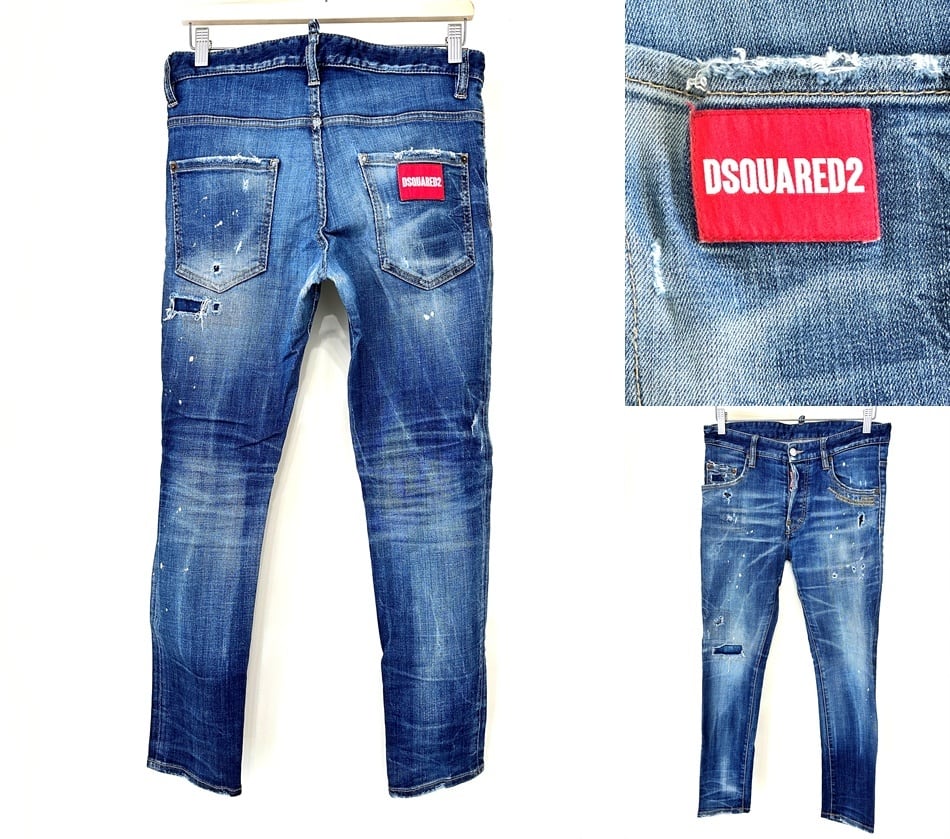 DSQUARED 秋冬新作デニム 2020 DSQUARED2（ディースクエアード） ジーンズ Skater Jean /Black Wash