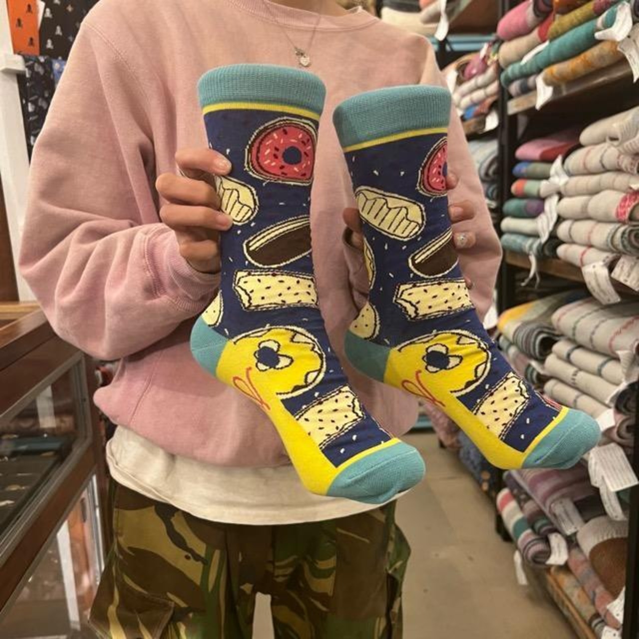TOPANGA SOCKS Lady's Donut　socks　ドーナツ　スイーツ　ソックス　レディースソックス　プレゼント　靴下