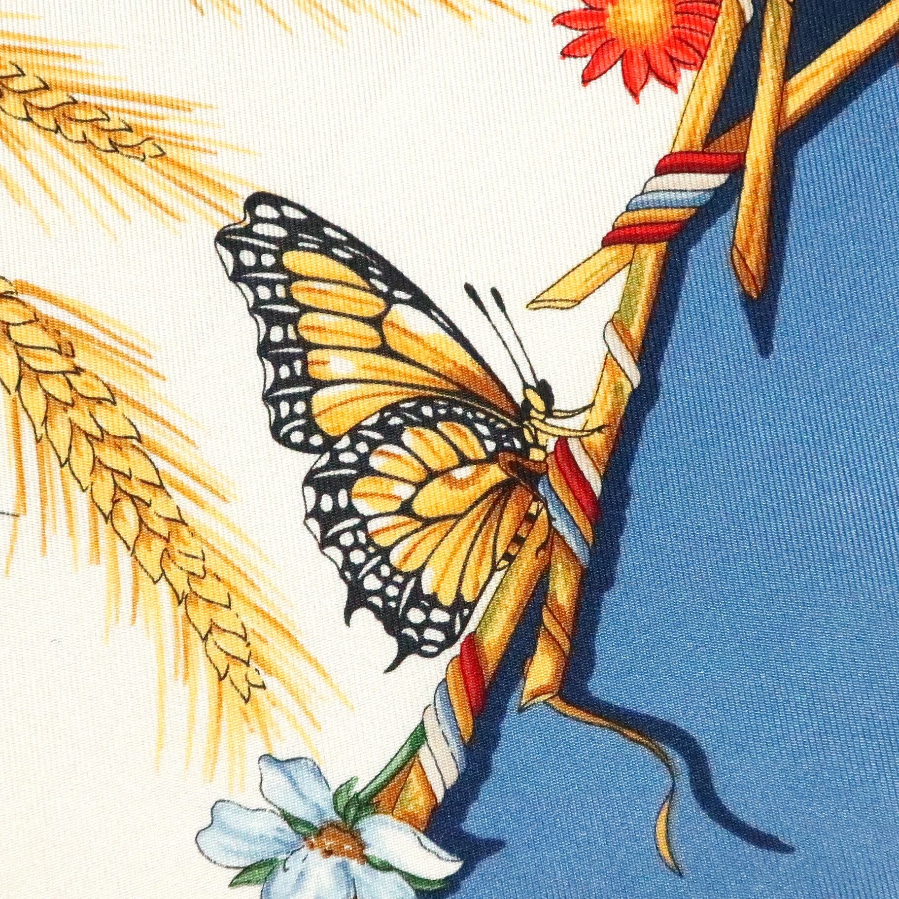 ハンティング・ワールド HUNTING WORLD/スカーフ 花柄 フラワー 蝶 