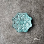 ペルシャの飾り皿(ミーナーカーリー)11cm アクセサリートレイ【MINA KARI 010-051】