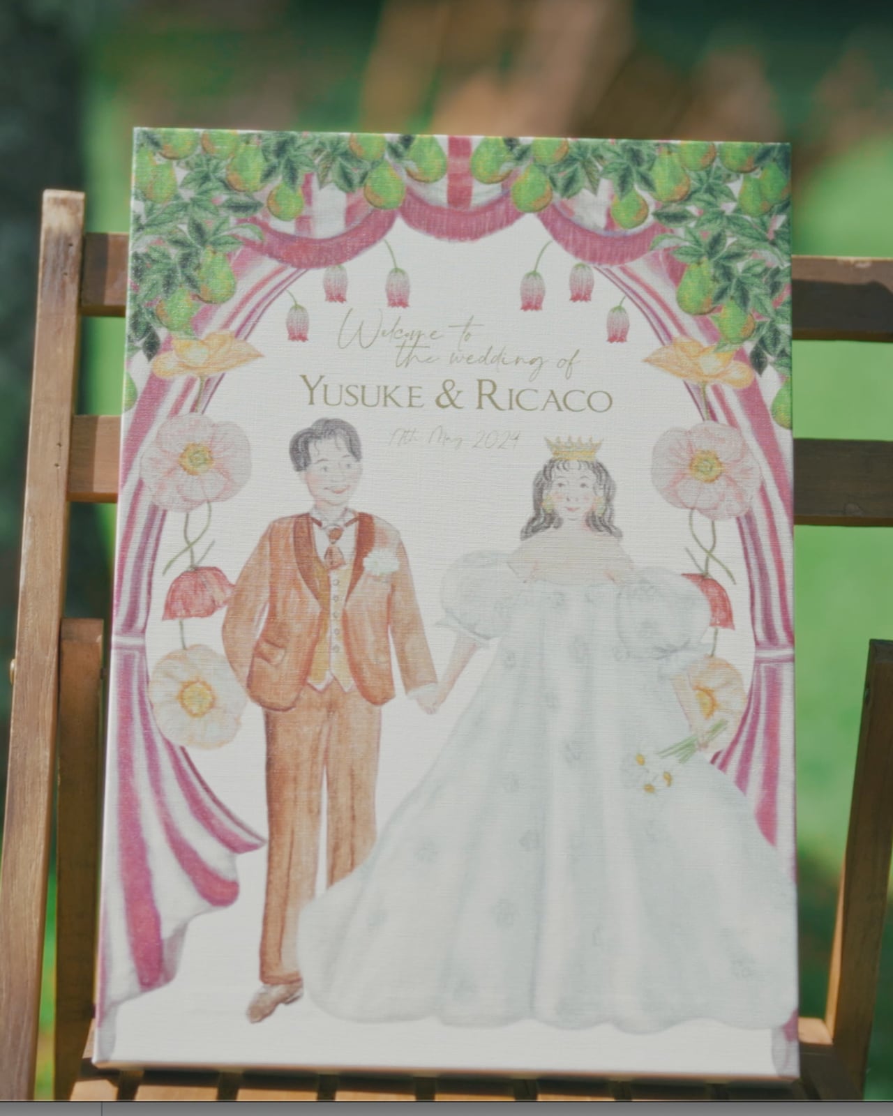 ウェルカムボード ものがたりの始まり