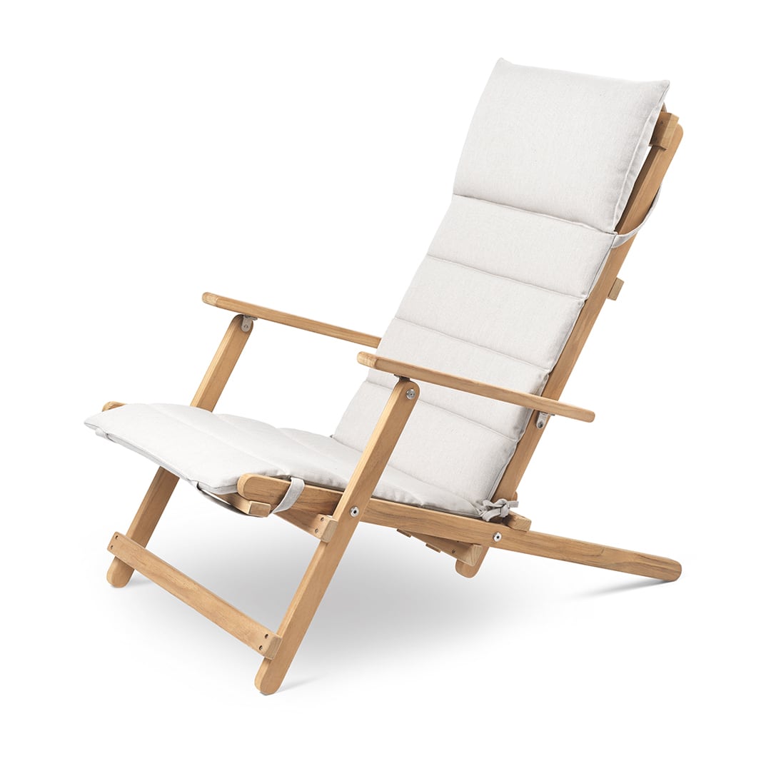 【美品】Byer カラバセット デッキチェア BM5568 アウトドアシリーズ デッキチェア チーク ［カールハンセン