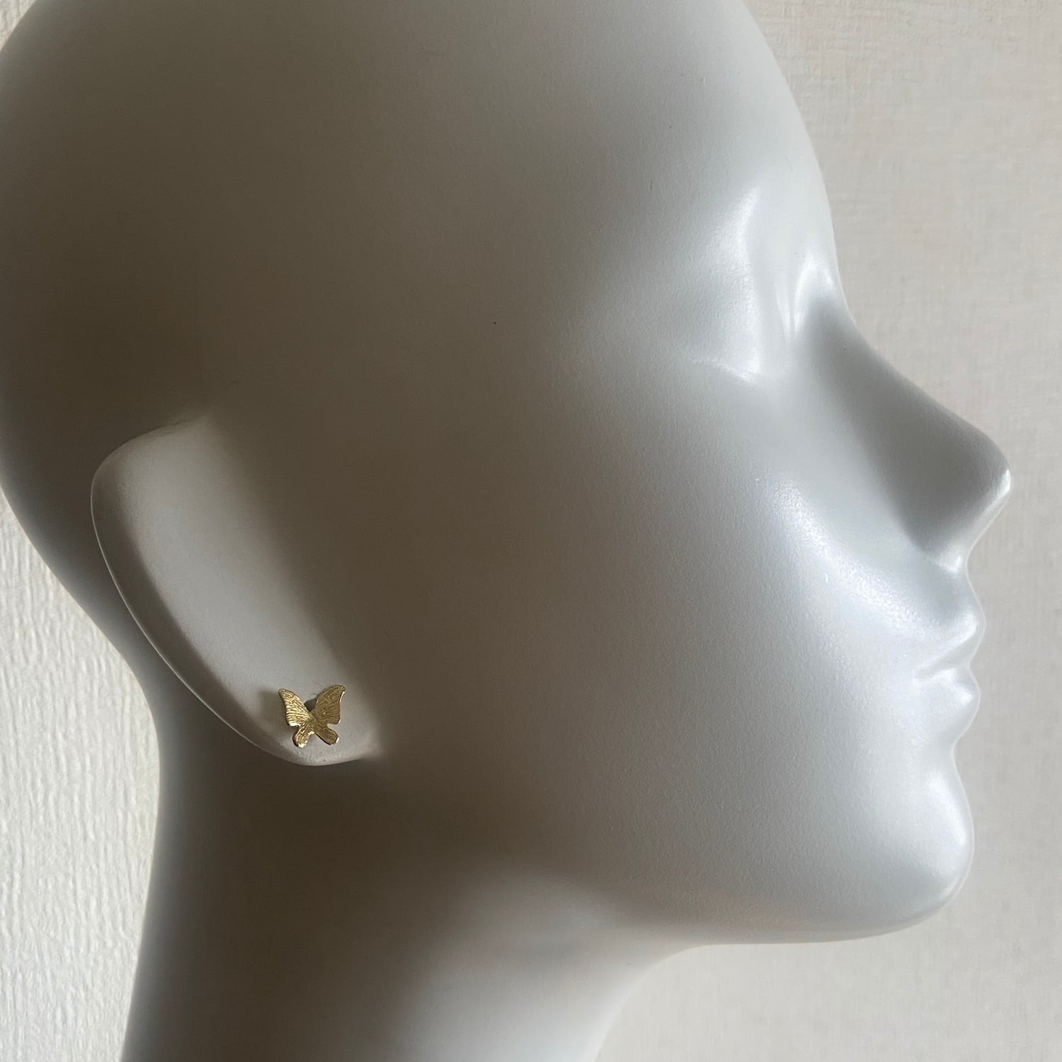K18 Small Motif Earrings / 18金製 小さなモチーフのピアス『蝶々 