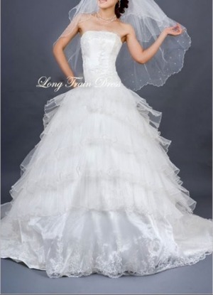 ★送料無料★L(11号)☆ベアフリルのウエディングドレス[OPN2640]