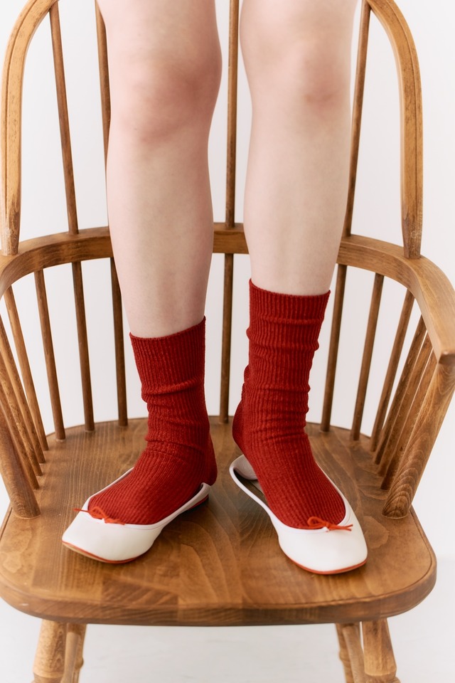 Florist socks　col.anemone
