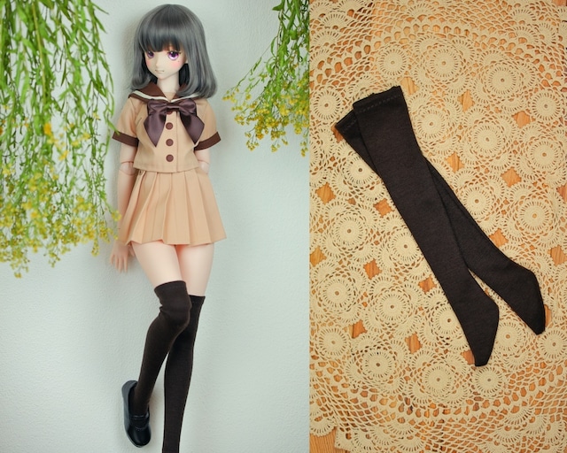 DD / DDS / Smartdoll対応OF 【ニーハイソックス(ブラウン)】【 knee-high socks(brown)】