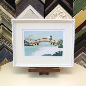 ムーミン 北欧 Postery「ムーミンとスナフキン」送料無料 フレーム 展示用フック付アートポスター 絵画 インテリア アート