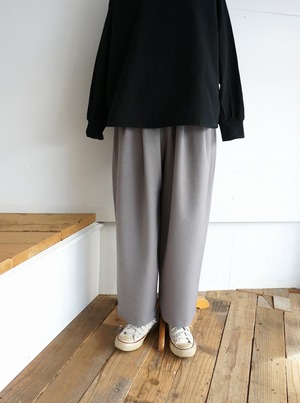 TRAVAIL MANUEL　ドレープツイル バームパンツ