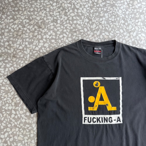 unknown / 00’s “FUCKING-A” Ero Tee size XL