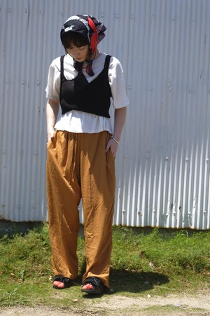mau20th  original  テロテロpants(マスタード）