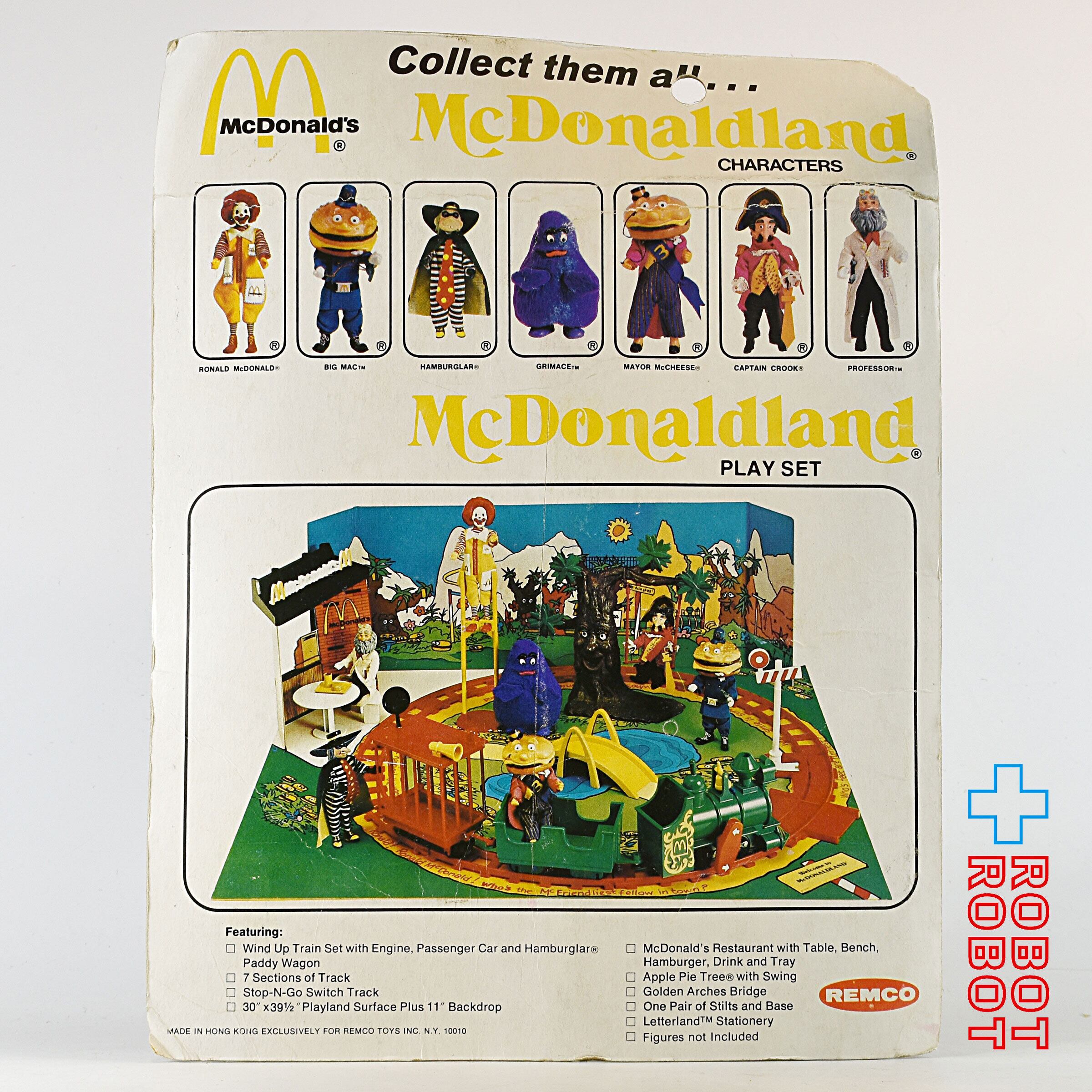 レムコ　マクドナルドランド　フィギュア　7体フルセット　未開封 レムコ社 マクドナルド マクドナルドランド ロナルド フィギュア 未