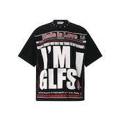 VINTAGE ストリート Hate is loveワッフル Tシャツ T2075