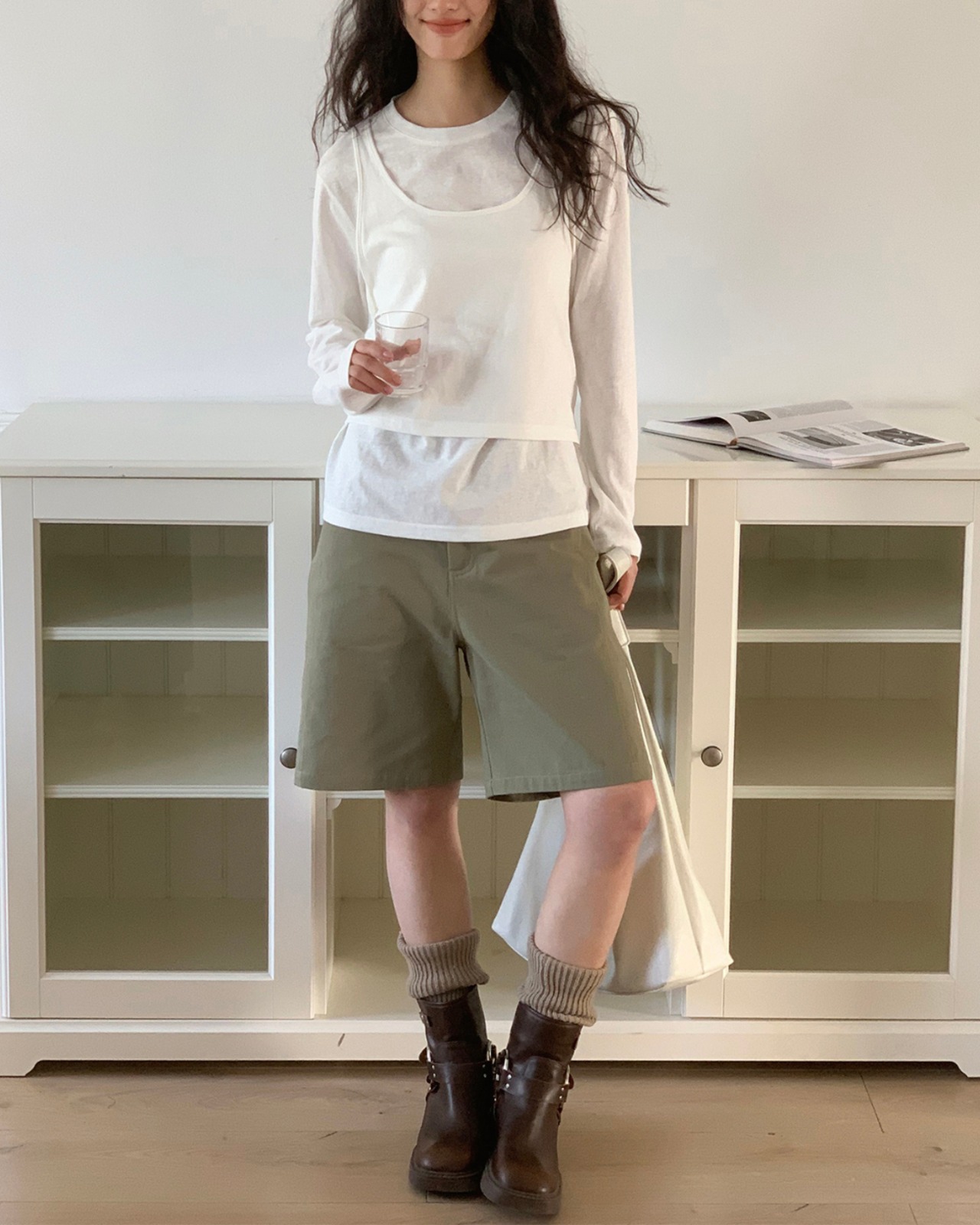 レイヤードドレープロングスリーブ  2color A0435 - 7