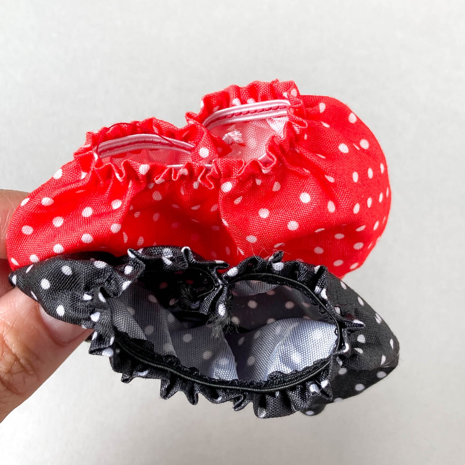 ミニチュア 白ドットのかぼちゃパンツ | Dua-アクセサリーパーツショップ