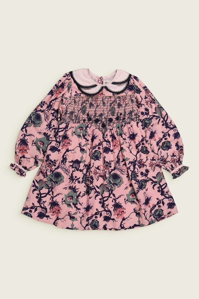 Bachaā / Misha RobeDress_Pink Garden print (2-3y,4-5y)