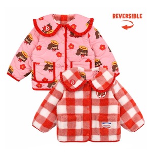[BEBE DE PINO] All over check rachel reversible padding jacket 正規品 韓国ブランド 韓国ファッション 韓国代行 韓国通販 ベベドピノ 日本 店舗 韓国 子供服