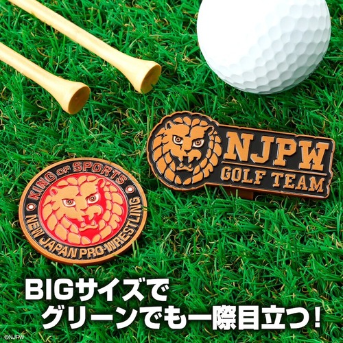 新日本プロレス  ゴルフマーカー（BIGサイズ）