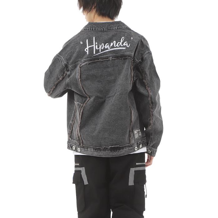 SALE【HIPANDA ハイパンダ】メンズ デニムジャケット MEN'S BACK