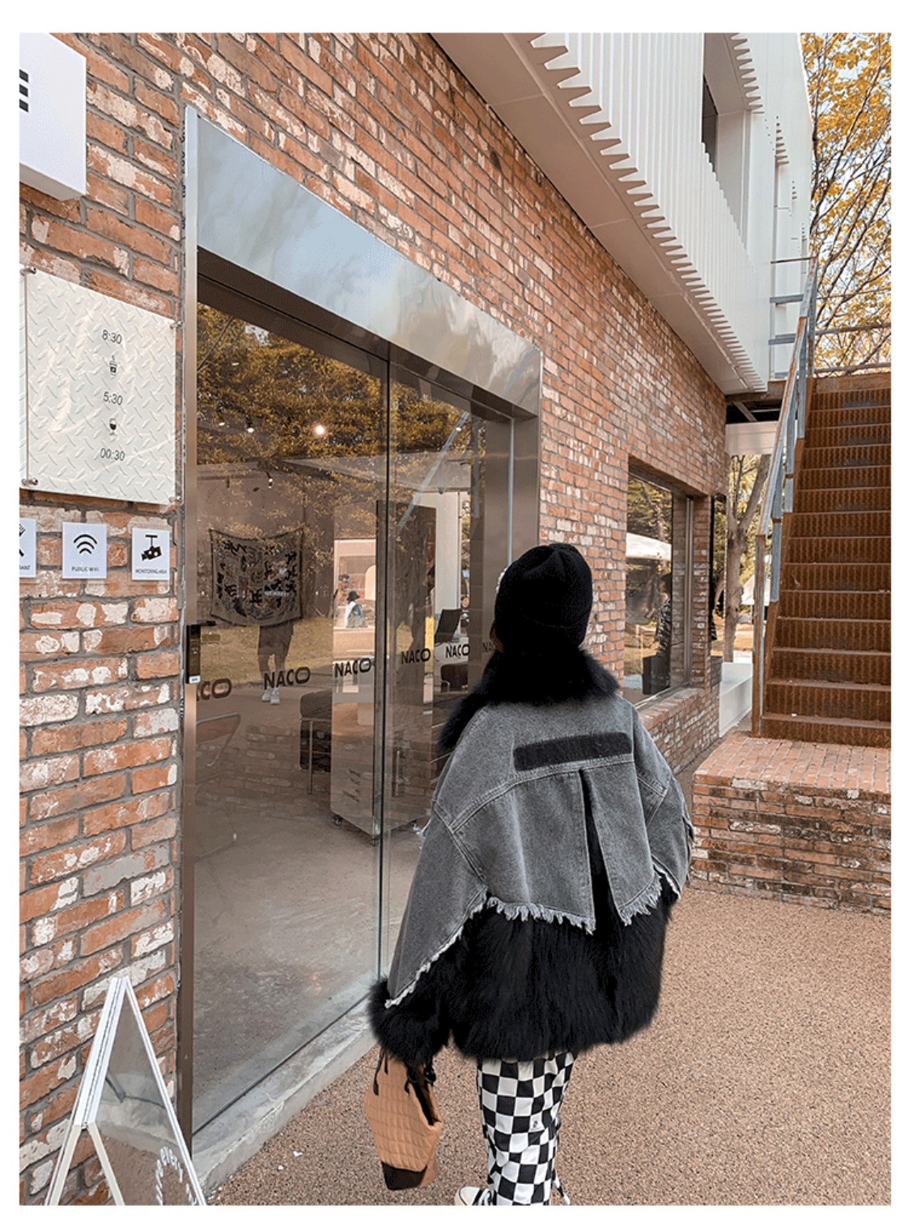 2カラー 】デニム ファー コート ジャケット | LOVEYsmileSHOP 2カラー 】デニム ファー コート ジャケット | LOVEYsmileSHOP