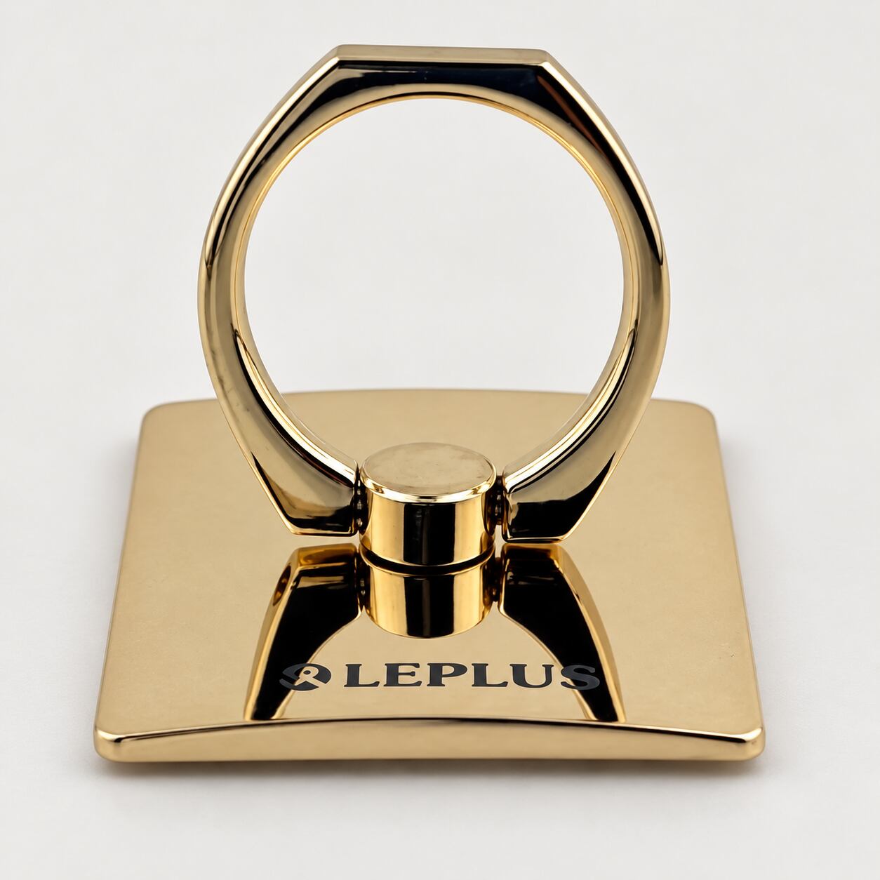 Grip Ring Metal スマホリング ゴールド 亜鉛合金 落下防止 スタンド 全機種対応 粘着強化シール付