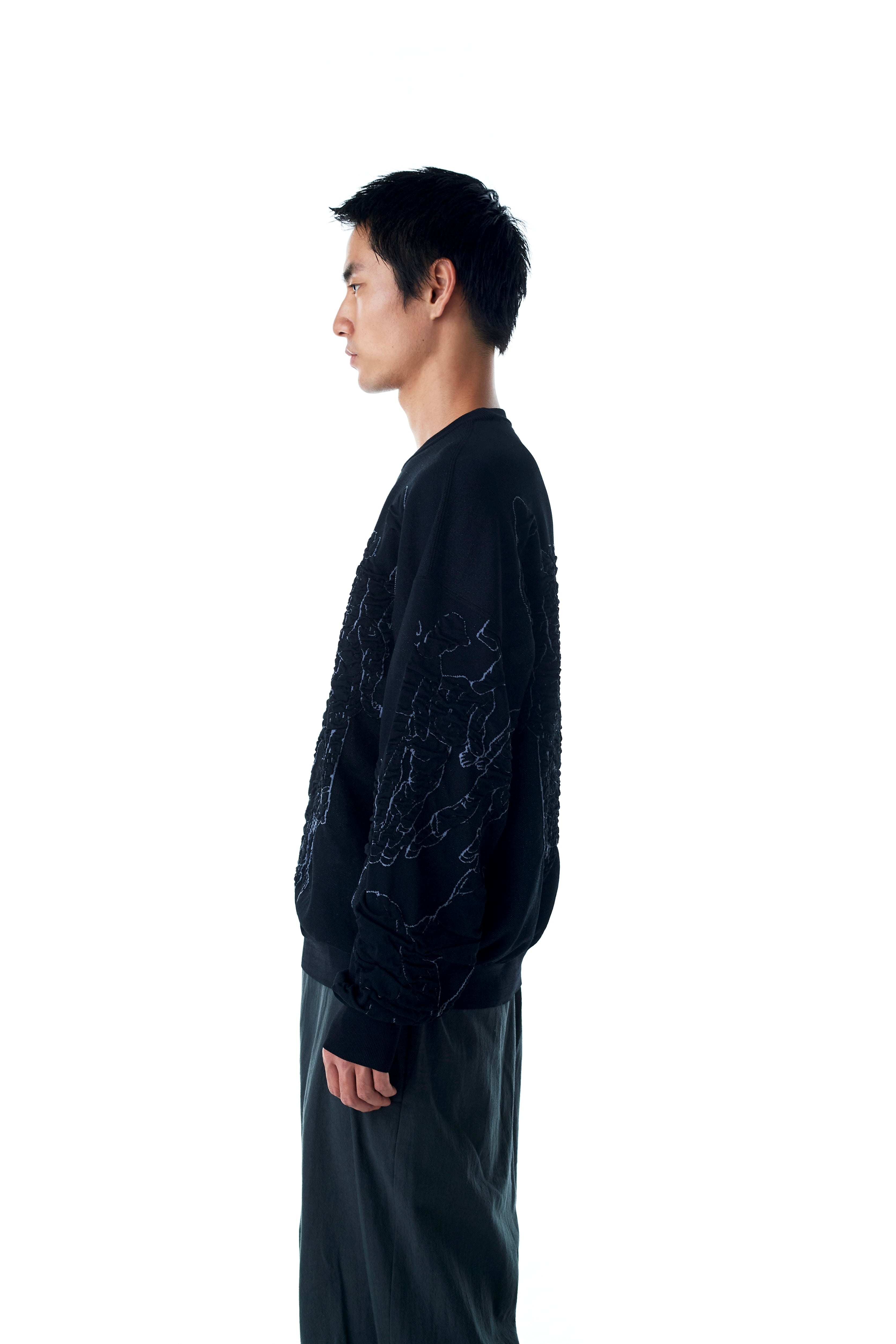 gadid anoniem poco black ニットセーター POCO / BLACK | GADID ANONIEM