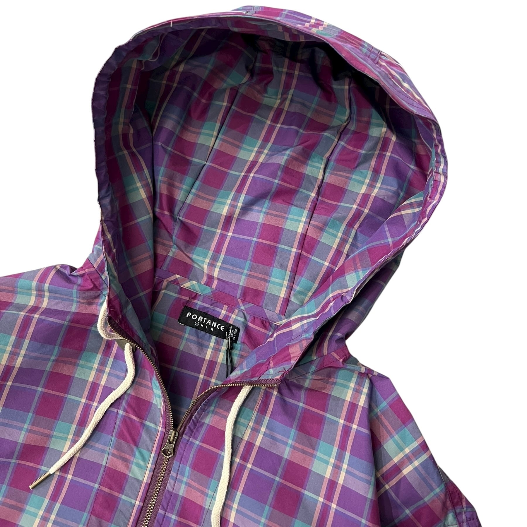 新品　PORTANCE / STAY DRY ANORAK PURPLE CHK PORTANCE / STAY DRY ANORAK PURPLE CHK | THE NEWAGE CLUB