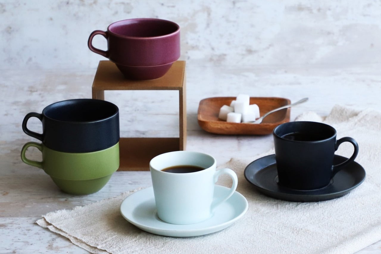 コーヒーカップ＆ソーサー フレンチカントリー2色 大人カラー カフェ