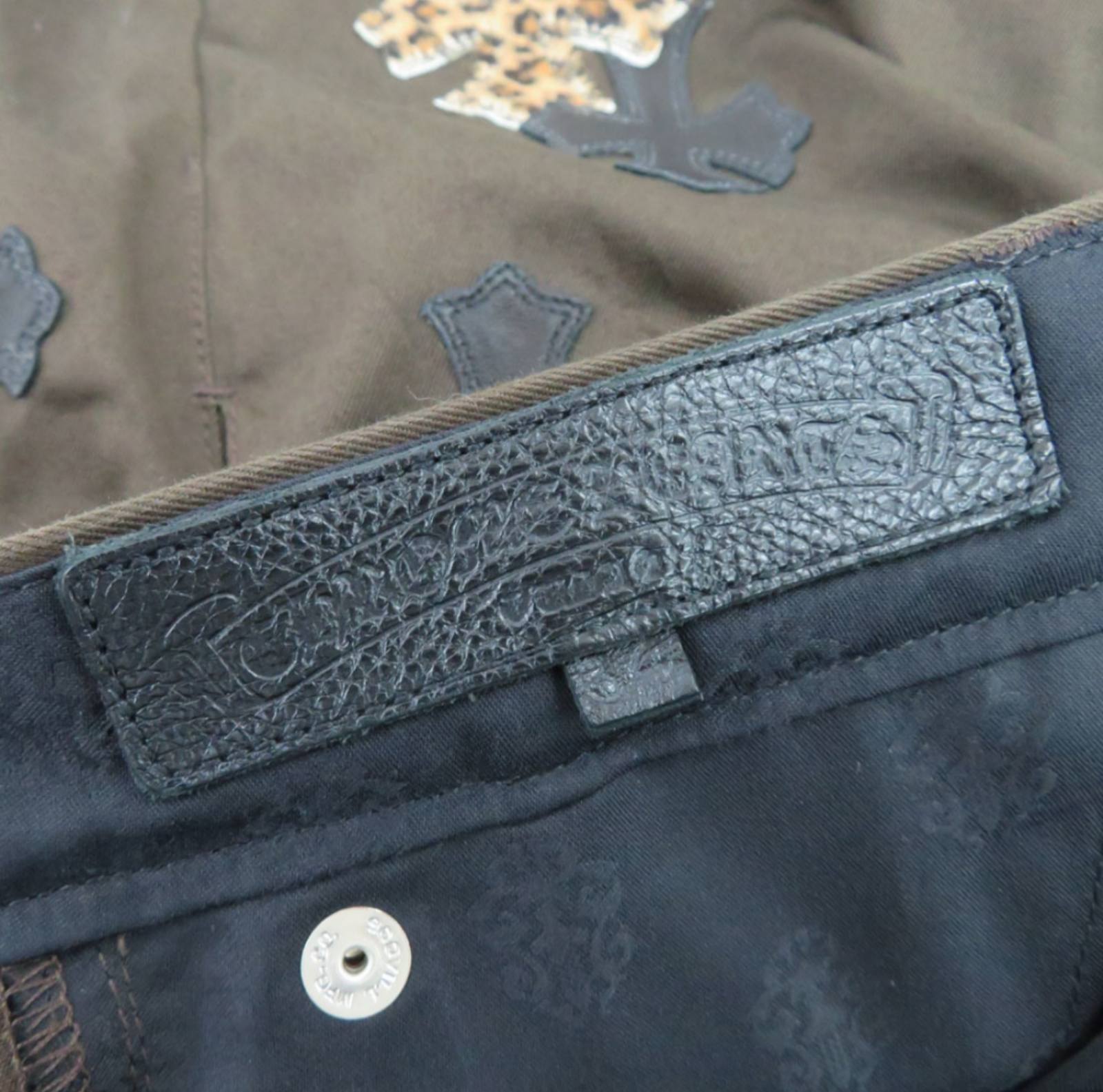 CHROME HEARTS クロムハーツ チノパンツ ワークパンツ クロス