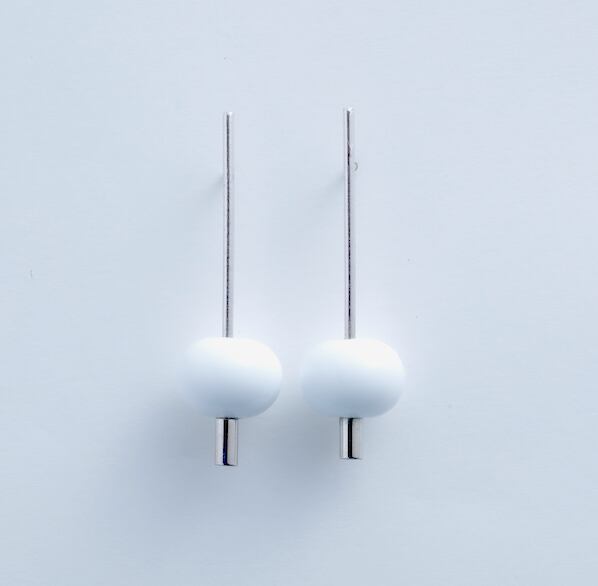 【Paletto (パレット)】ピアス (ホワイト)