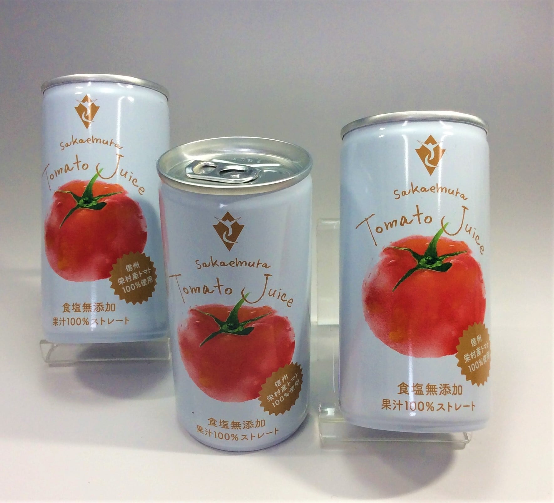 栄村のトマトジュース 無塩 ３０缶箱入り 感性りんご（kanseiringo）