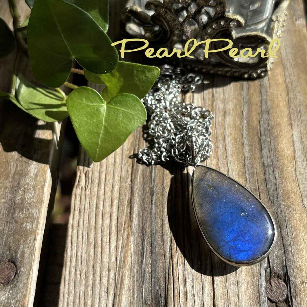 高級】天然 アクアマリン ペンダントトップ 弾き 26*17*10.5mm 