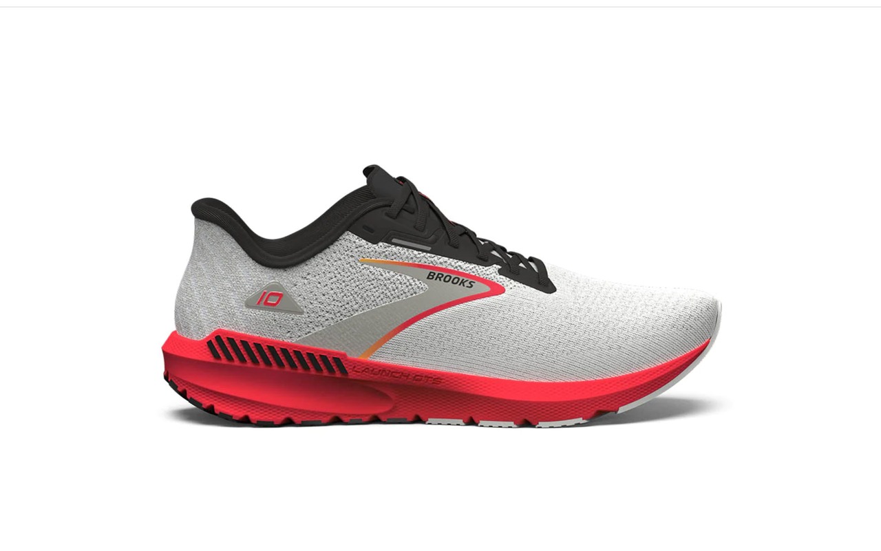 BROOKS (ブルックス) 　LaunchGTS10（ローンチGTS10　グレー/レッド）