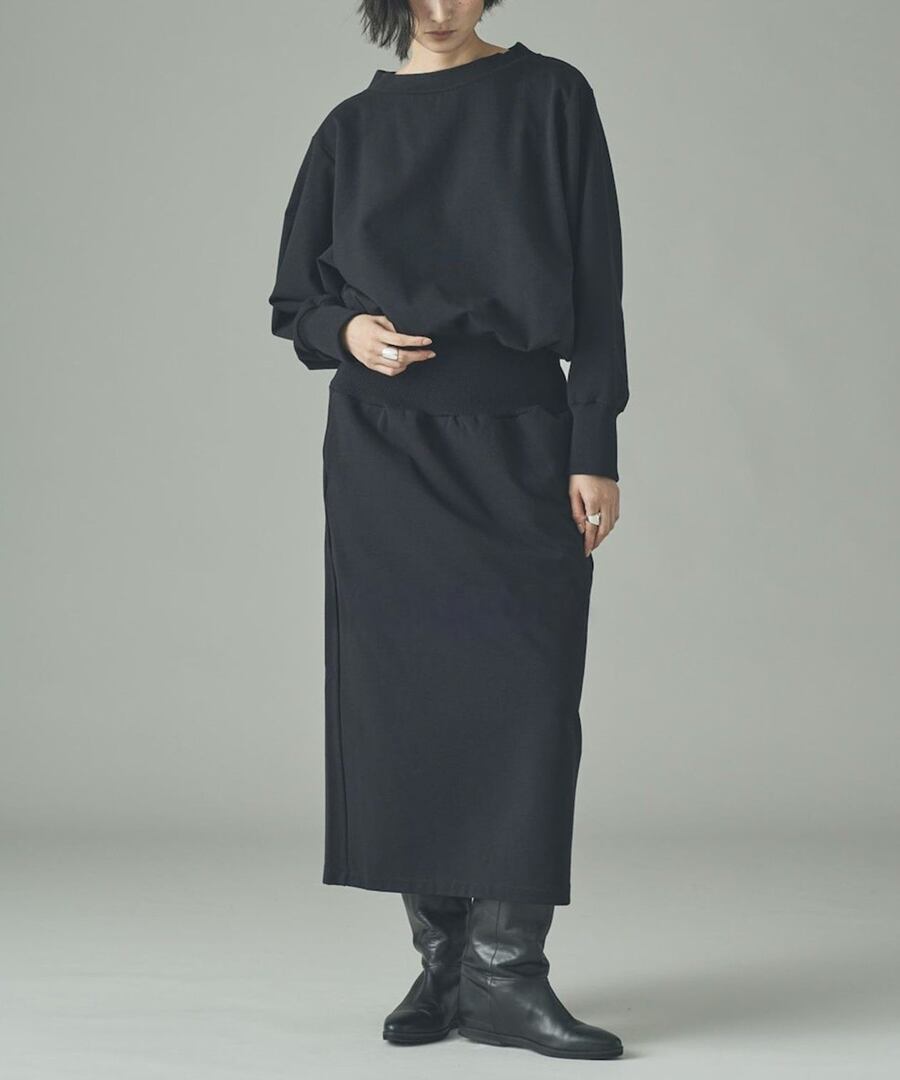 スウェットシャツワンピ◆2collar【w-30036】