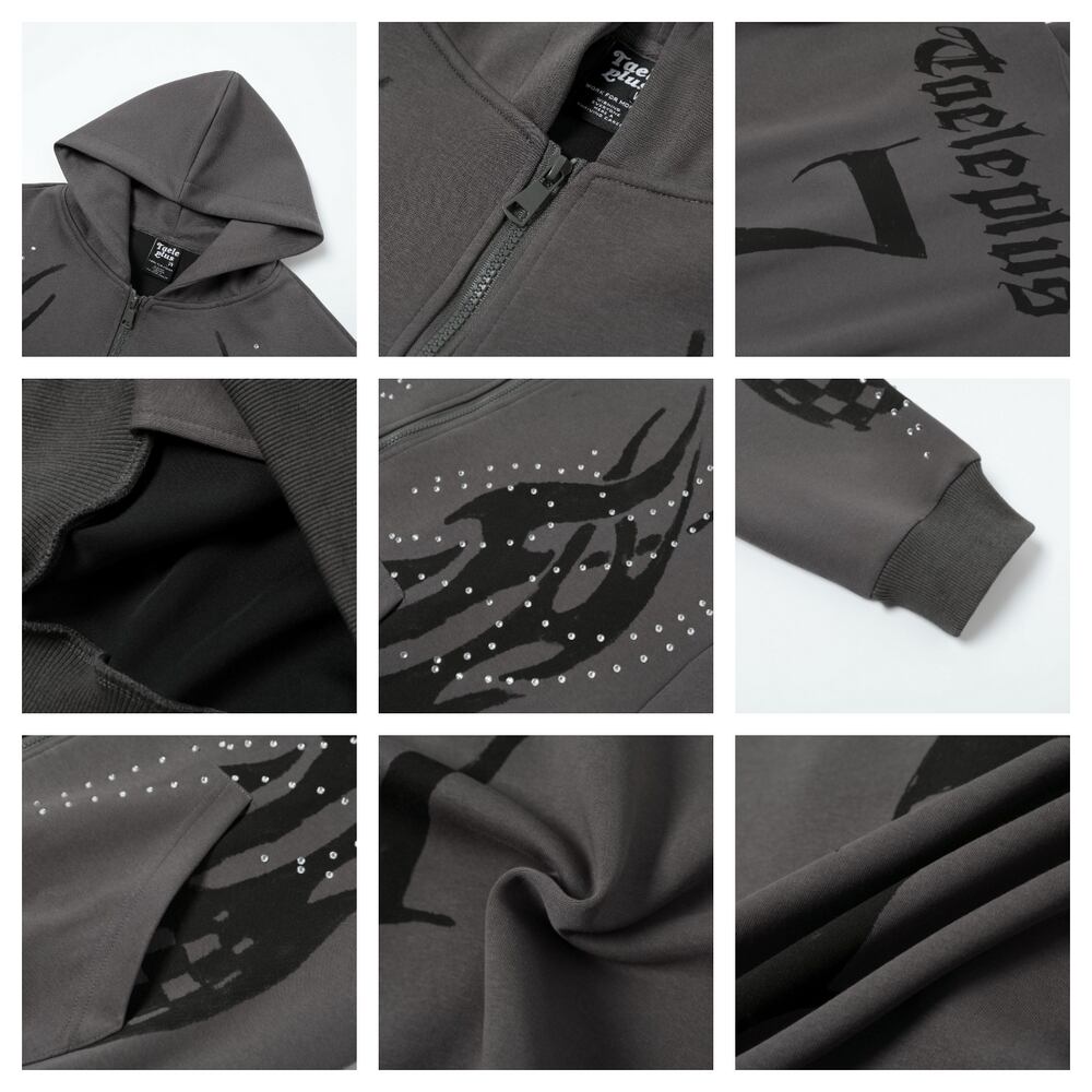 ストリート フレイム ダイヤ ジップパーカー T1890 | wshot