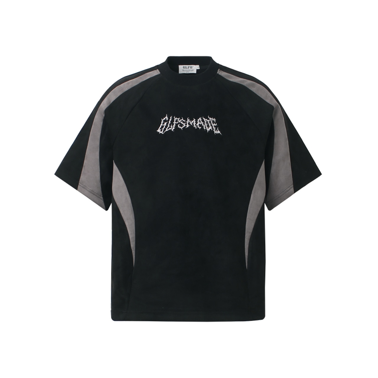 VINTAGE ストリート 刺繍スエード Tシャツ T2039