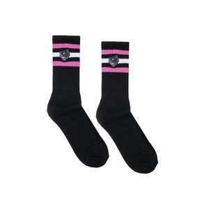 HARDIES HARDWARE / PANTHER SOCKS / BLACK-WHITE-PINK