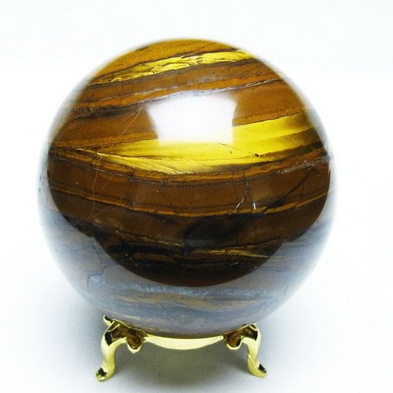 アイアンタイガーアイ 丸玉 72mm スフィア 一点物 151-8152