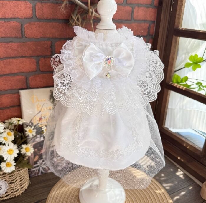 《予約》3102443 ホワイトベールチュチュドレス