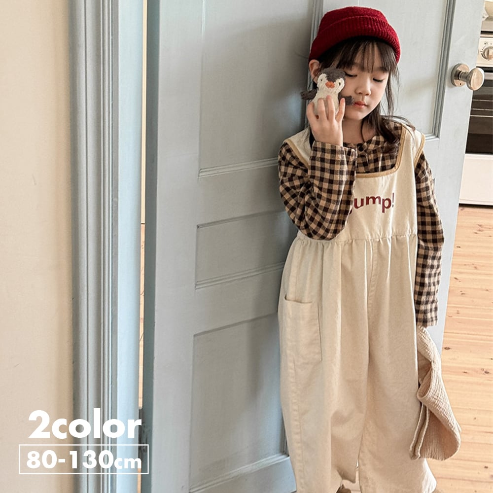 取寄》 JUMPサロペットパンツ （アイボリー／ネイビー） ADBB 2024秋