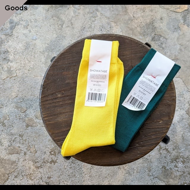 SHOWATABE Quality ribbed socks