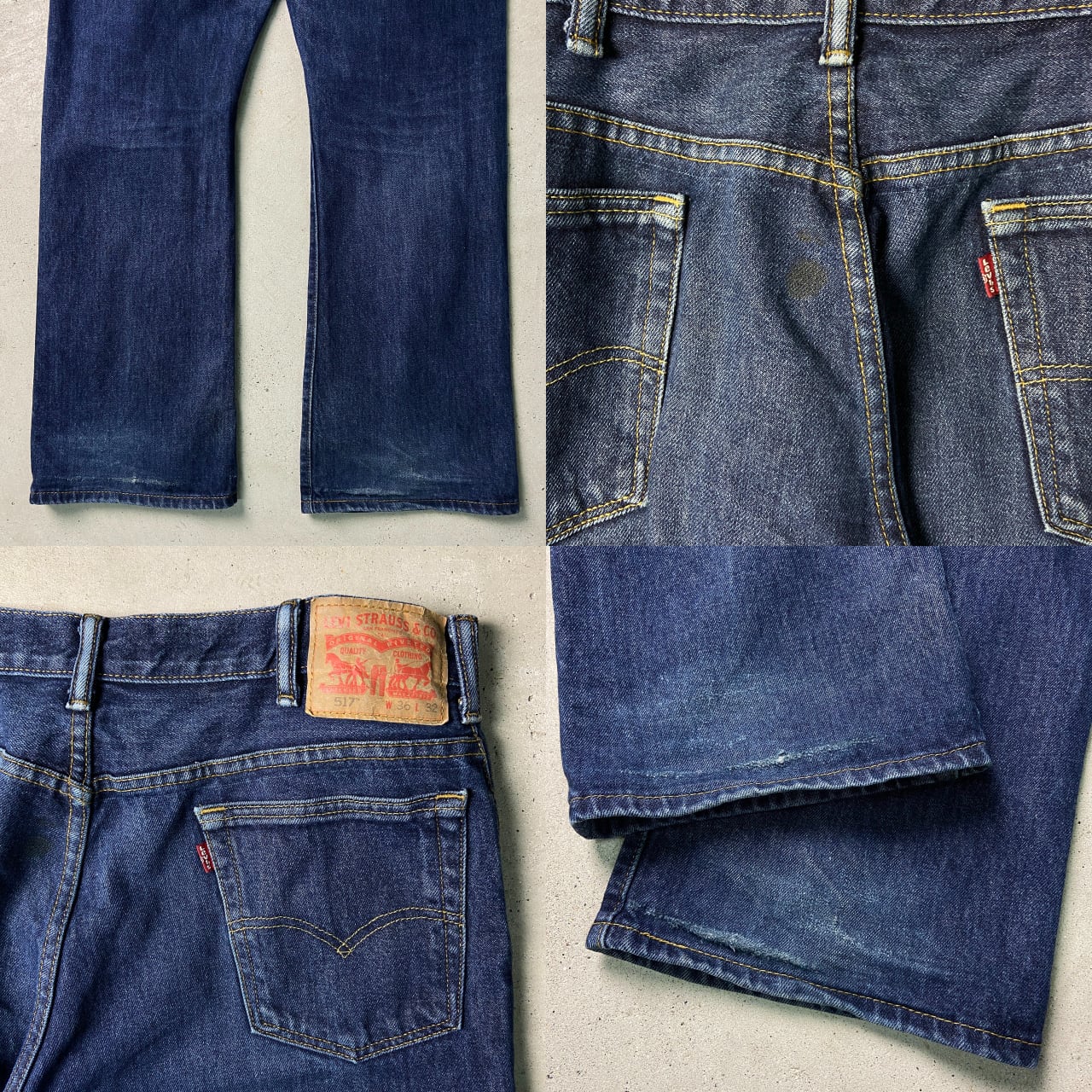 Levi's リーバイス 517 デニムパンツ ブーツカット フレア ストレッチ