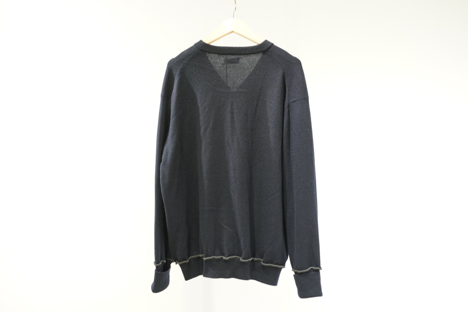 Cashmere Boutique SWEATER メンズ US サイズ: Large カラー: ブラック Ex. Patchwork Argyle Cashmere Sweater | WAGAMAMA TOKYO