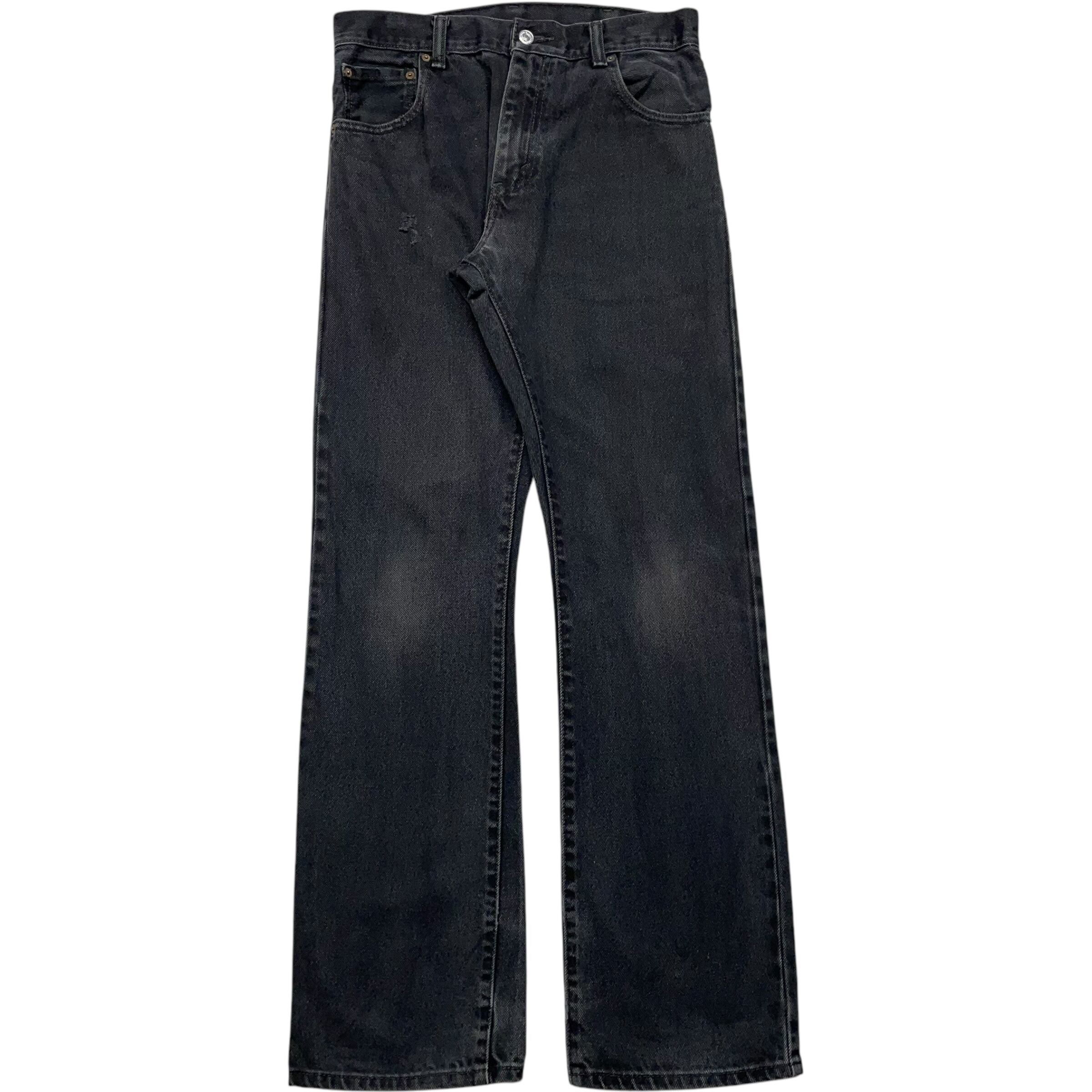 《実寸 W31L32》 Levi's リーバイス 517 ブラックデニム no.4828