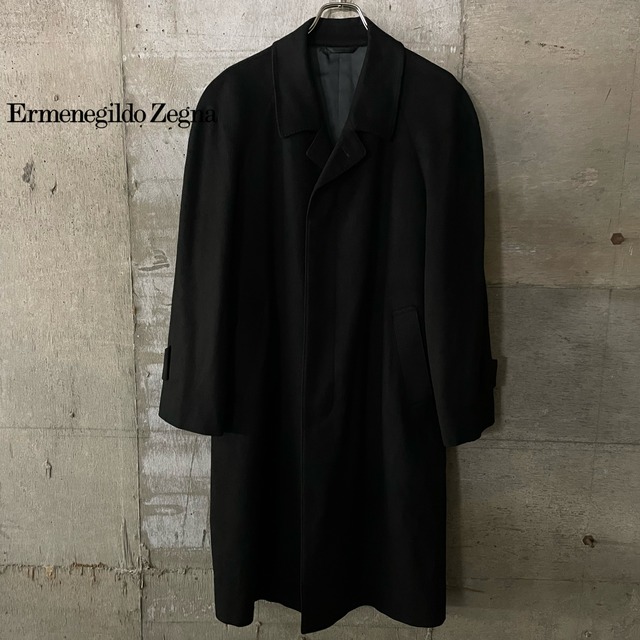 〖Ermenegildo Zegna〗made in Italy long cashmere coat/エルメネジルドゼニア イタリア製 ロング カシミアコート/msize/#0412