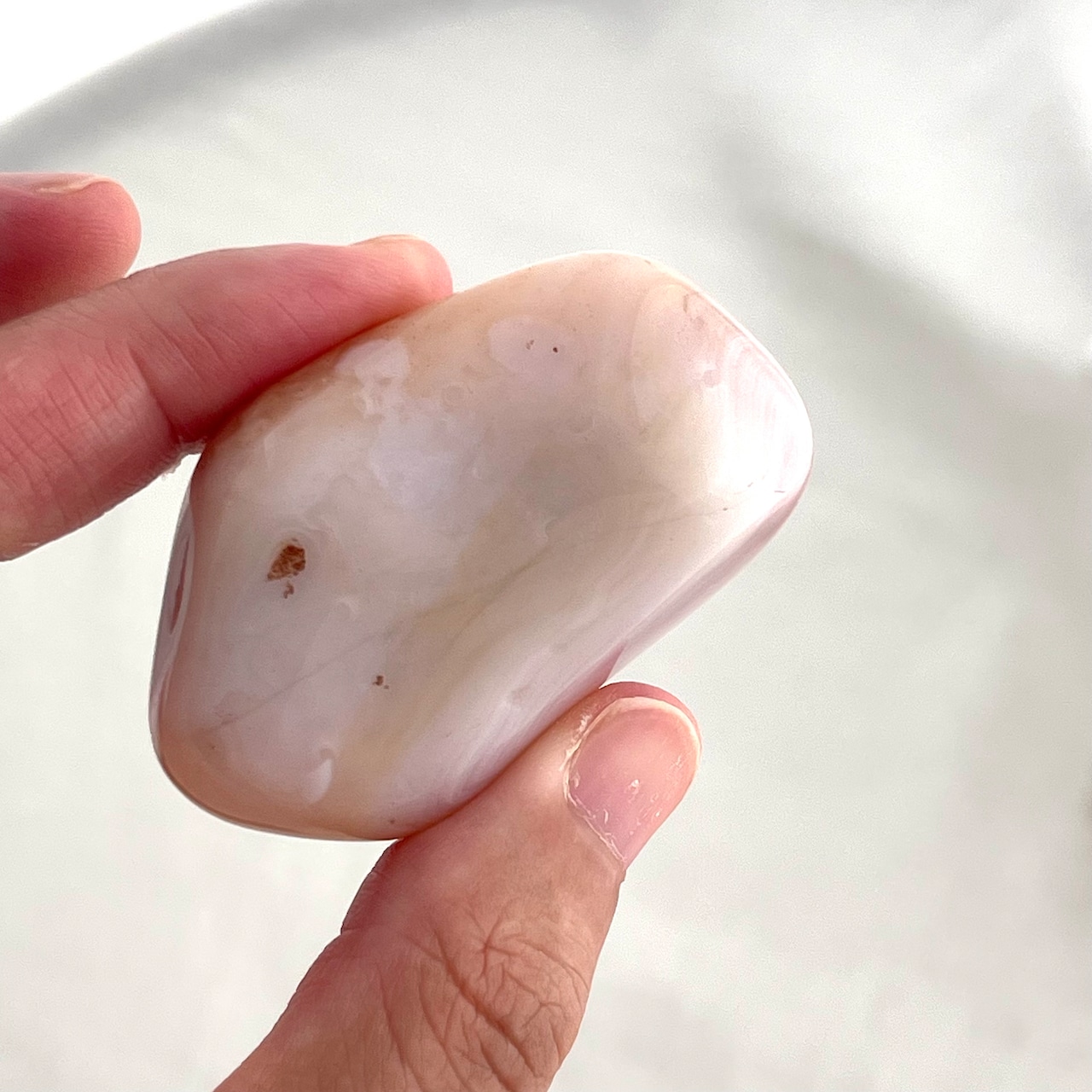 ピンクアゲート*フリーフォーム*250823-02*天然石*置き物*インテリアストーン