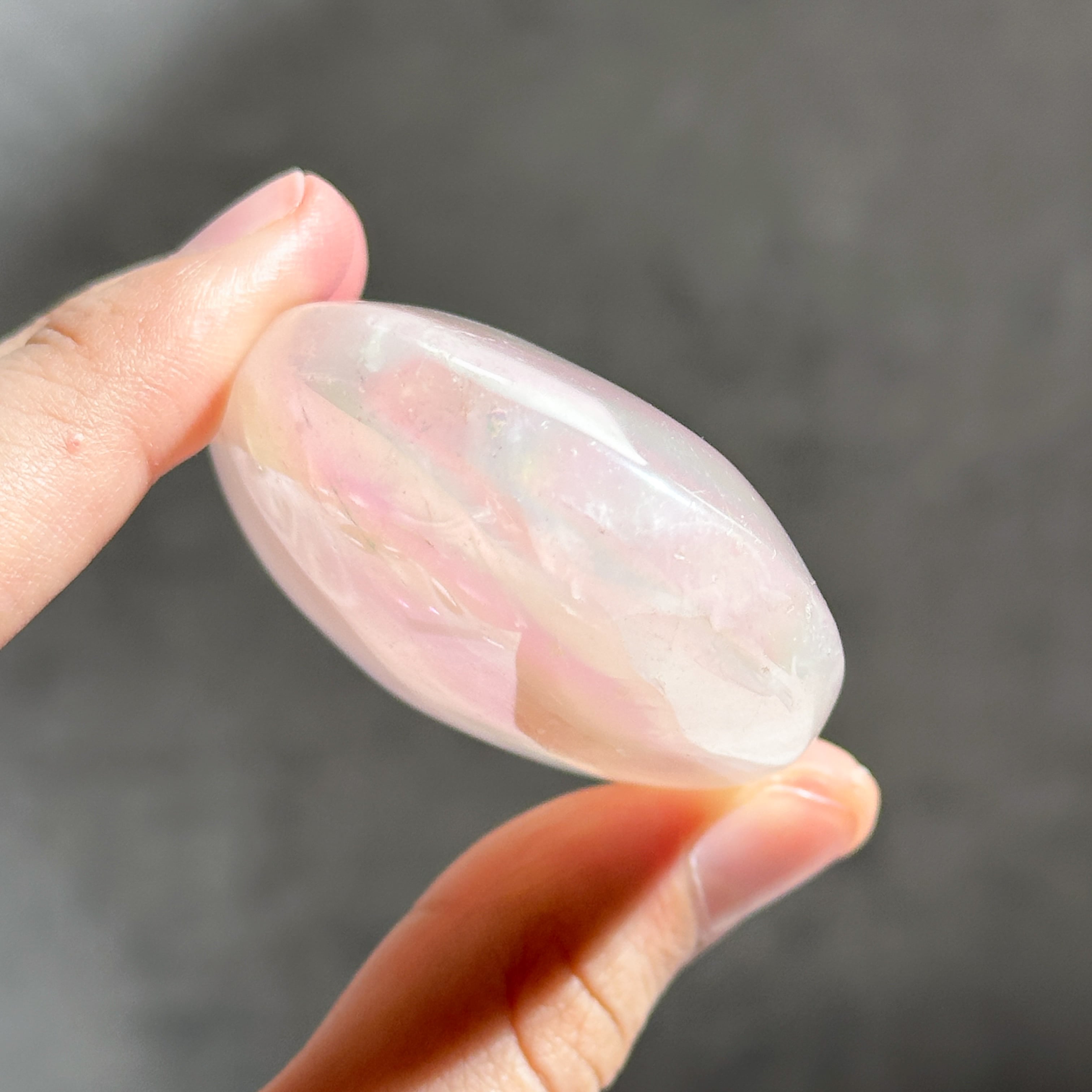 エンジェルオーラローズクォーツ パーム03✧ Angel Aura Rose Quartz